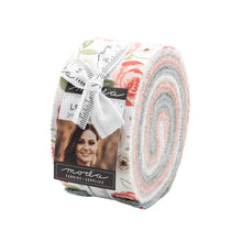 Load image into Gallery viewer, LOVE NOTE - 5150 - Jelly Roll - by Lella Boutique for Moda - Soft Floral -Pink -Green -Blue - Hearts - Daisies - Roses - Strips - Strip Set
