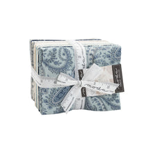 Load image into Gallery viewer, Sister Bay - CHARM PACK - #44270 - by 3 Sisters for Moda - Blues - Grays - Low Volume - Paisley Prints - Floral Prints - Water - Nautical