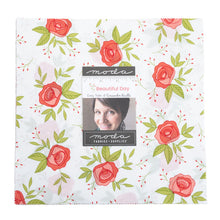 Load image into Gallery viewer, BEAUTIFUL DAY- Honey Bun - #29130 - by Corey Yoder for Moda - Red - Green - Grey - Strip Set - Quilt Panels: Red-White and Red-Green-White