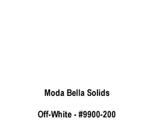 Load image into Gallery viewer, Bella Solids SILKY - OFF WHITE - Chantilly - One Half Yard - 9900-200S - Neutral - Low Volume - Solids