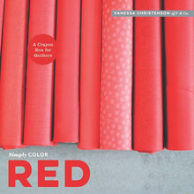 Load image into Gallery viewer, SIMPLY COLORFUL - Junior Jelly Roll - RED - by V and Co. for Moda - 10840