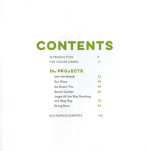 Load image into Gallery viewer, Pattern Book: SIMPLY COLOR - GREEN - Hardcover - by Vanessa Christenson