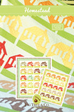 Load image into Gallery viewer, PATTERN: HOMESTEAD by Fig Tree - Fat Quarter Friendly - Coverlet - Twin - Lap Quilt
