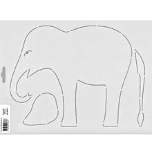 Load image into Gallery viewer, COLOR DAZE BATIKS - Charm Pack - by Laundry Basket Quilts for Moda - #42240 - Elephant Quilt Pattern - Elephant Stencil - Applique
