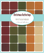 Load image into Gallery viewer, CHRISTMAS GATHERINGS - Charm Pack - by Primitive Gatherings for Moda - 1170 - Reproduction - Classic - Reds - Greens - Cream - Cheddar