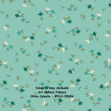 Load image into Gallery viewer, VELVET - ART GALLERY Fabrics - Amy Sinibaldi - 10" Squares - Layer Cake - Floral Prints