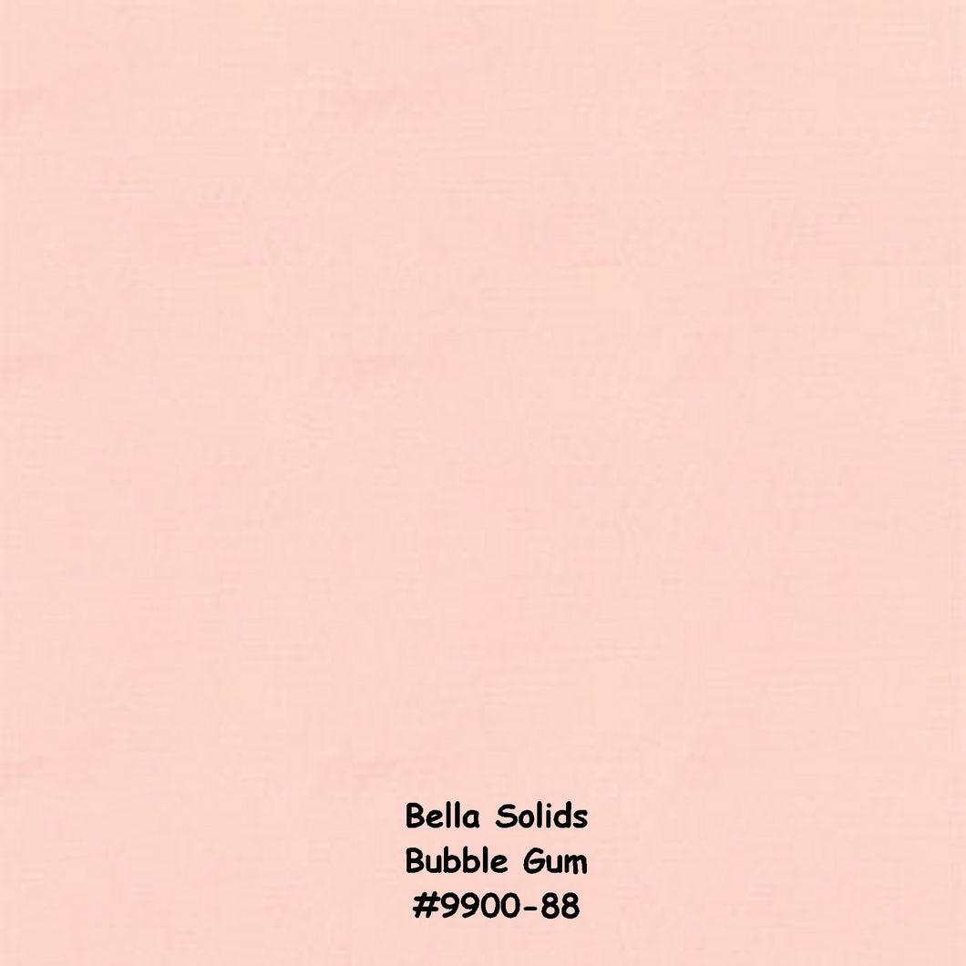 Bella Solids - Bubble Gum #9900-88 - ONE HALF YARD - Coordinates w/Apricot & Ash