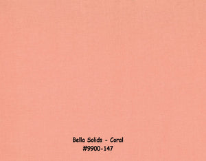 Bella Solids - Bubble Gum #9900-88 - ONE HALF YARD - Coordinates w/Apricot & Ash
