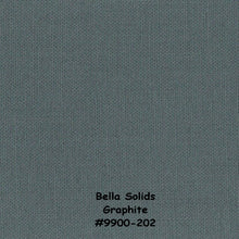 Load image into Gallery viewer, Bella Solids - Graphite - #9900-202 - ONE HALF YARD
