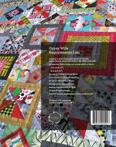 Pattern BOOK: GYPSY WIFE by Jen Kingwell - Scrap Quilt - Throw Quilt - Lap Quilt - JKD5026 - Jen Kingwell Designs