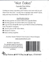 Load image into Gallery viewer, Pattern:  Hot Cakes - Cupcake Oven Mitts - ST-935 - Pot Holders
