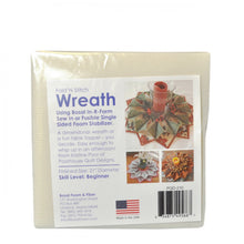 Load image into Gallery viewer, Pattern:  FOLD&#39;N STITCH WREATH by Poor House Quilt Designs - Wreath - Table Topper - Centerpiece - Advanced Beginner - pqd-210
