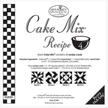 Load image into Gallery viewer, PATTERN: Cake Mix Recipe #4 - CM4 - Miss Rosie - Foundation Piecing - Paper Piecing - Layer Cake
