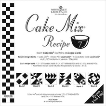 Load image into Gallery viewer, PATTERN: Cake Mix Recipe #7 - CM7 - Miss Rosie/Carrie Nelson - Foundation Piecing - Paper Piecing - Layer Cake
