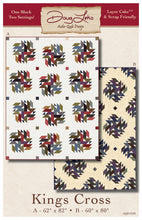 Load image into Gallery viewer, PATTERN:  Kings Cross -Doug Leko by Antler Quilt Designs - Layer Cake Friendly - One Block - Two Settings - Throw - AQD 0258 -Scrap Friendly
