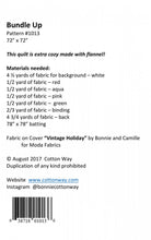 Load image into Gallery viewer, Pattern:  BUNDLE UP - CW1013 - Cottonway by Bonnie Olaveson of Bonnie &amp; Camille - Modern - Classic - Christmas - Vintage Holiday
