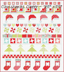 VINTAGE HOLIDAY - 1/2 Yard -#55165-11 - Wrapped Up - Red - by Bonnie & Camille for Moda - Christmas - Holiday - Modern-Quilt Kit