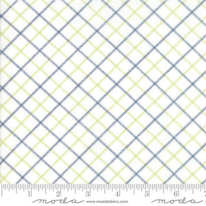 Yardage:  SMITTEN by Bonnie and Camille for Moda - Smitten Bias Plaid - Navy - #55175-27 - One Half Yard - Bias Plaid - Navy - Bindings