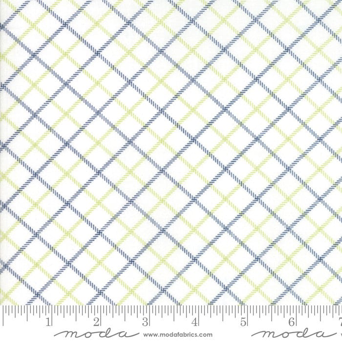 Yardage:  SMITTEN by Bonnie and Camille for Moda - Smitten Bias Plaid - Navy - #55175-27 - One Half Yard - Bias Plaid - Navy - Bindings