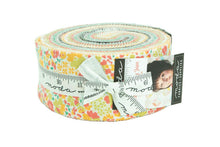 Load image into Gallery viewer, STRAWBERRY JAM - Honey Bun - by Corey Yoder for Moda - 29060 - Yellow - Pink - Green - Gray - Blue - Floral - Stripe-Kona White-Bella Solids
