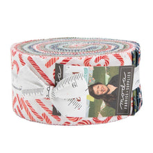 Load image into Gallery viewer, TO Be JOLLY - Layer Cake - #36040 - by One Canoe Two for Moda - Christmas - Candy Canes - Ornaments - Plaid - Panel - Holiday
