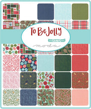 Load image into Gallery viewer, TO Be JOLLY - Layer Cake - #36040 - by One Canoe Two for Moda - Christmas - Candy Canes - Ornaments - Plaid - Panel - Holiday

