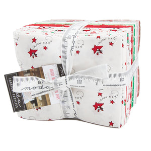 MERRY MERRY SNOW Days - Layer Cake - 2940 - Bunny Hill Designs for Moda - Christmas - Holiday - Red - Green - Christmas Kit - Starstruck -