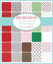 Load image into Gallery viewer, MERRY MERRY SNOW Days - Fat Eight Bundle - 32 skus - 2940 - Bunny Hill Designs for Moda - Christmas - Holiday - Red - Green -Christmas Kit
