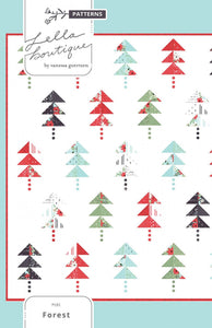 PATTERN:  FOREST - Lella Boutique - LB181 - Christmas Trees - Charm Pack Friendly - Christmas - Holiday