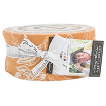 Load image into Gallery viewer, All Hallow&#39;s Eve - #20356-16 - Crisscross Ghost - ONE HALF YARD - by Fig Tree - Halloween - Orange - Black - Cream - Ghost - Orange Peel
