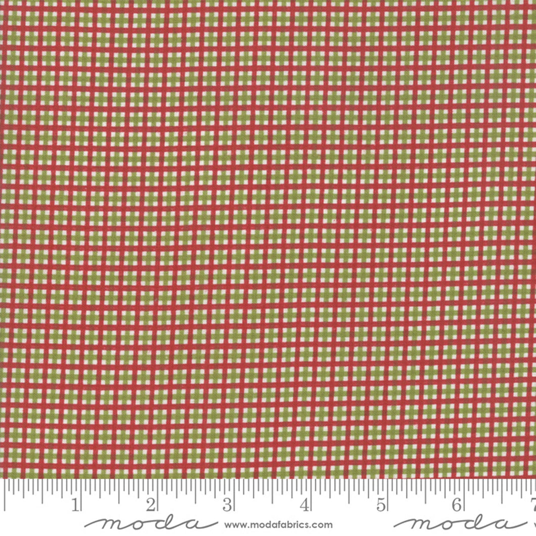 Merry Starts Here - Christmas Plaid - Red - Green - #5737-13 - by Sweetwater - One Half Yard - Christmas - Moda - Holiday - Modern