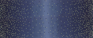 OMBRE CONFETTI METALLIC - Off White - #10807-332M - One Half Yard -  by V and Co. for Moda - Modern - Gold Metallic - New Colors