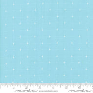 SUGARCREEK Silky WOVENS - Lt Blue - Sky - PLUS Signs - One Half Yard - #12230-18 - by Corey Yoder for Moda - Pastels - Plus Signs