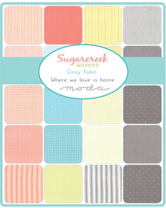 SUGARCREEK Silky WOVENS - Lt Blue - Sky - PLUS Signs - One Half Yard - #12230-18 - by Corey Yoder for Moda - Pastels - Plus Signs