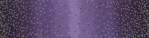 OMBRE CONFETTI METALLIC - Off White - #10807-332M - One Half Yard -  by V and Co. for Moda - Modern - Gold Metallic - New Colors