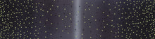 Load image into Gallery viewer, OMBRE CONFETTI METALLIC - Aubergine - #10807-224M - One Half Yard -  by V and Co. for Moda - Modern - Purple and Gold Metallic - New Colors
