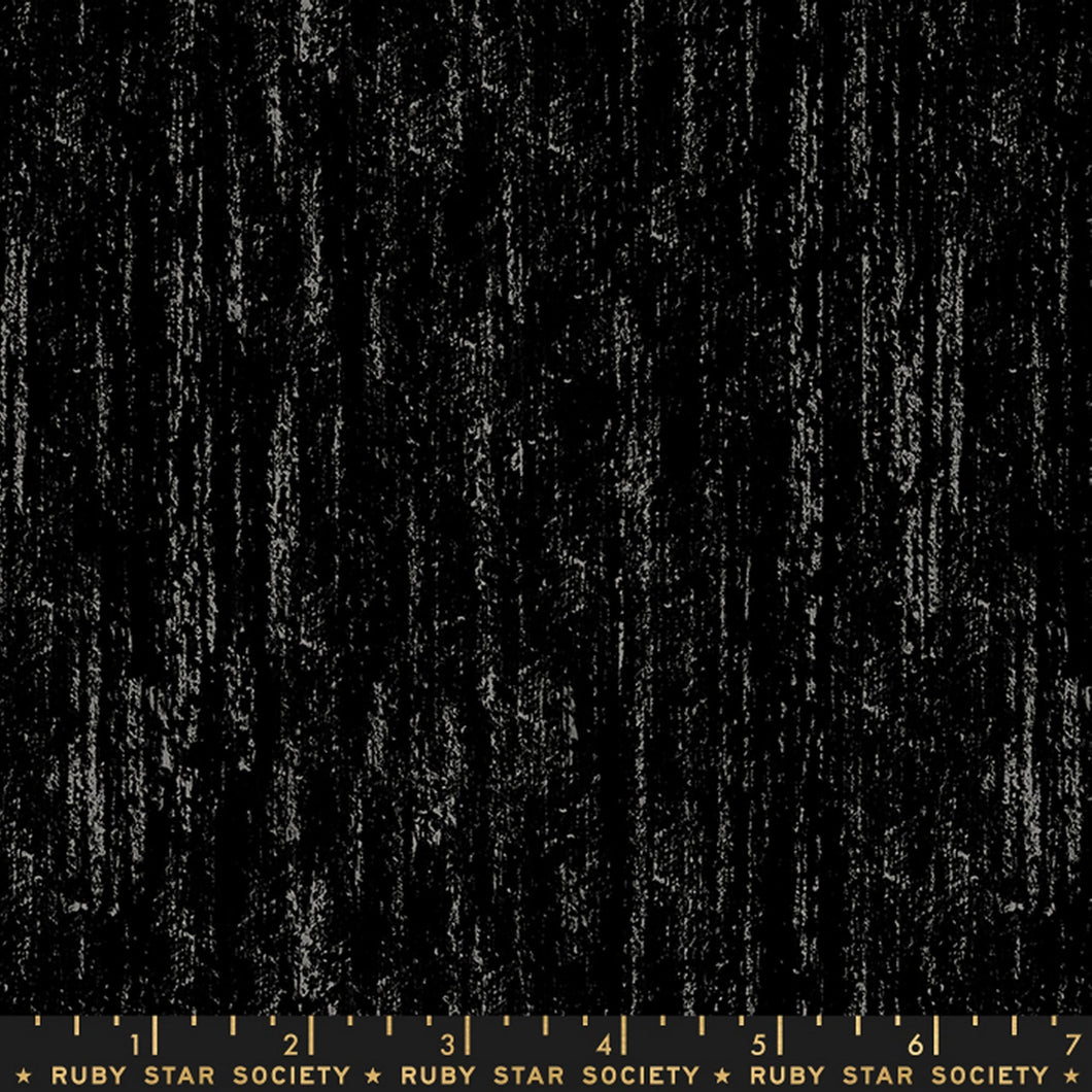 Ruby Star Society - BRUSHED - Black - 100% Cotton - RS2005-22 - One Half Yard - Moda - Sarah Watts-Non-Metallic- (NOT Flannel)
