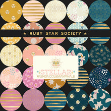 Load image into Gallery viewer, Ruby Star Society - ZIP METALLIC - Gold - RS1005-24M - One Half Yard - Moda - Gold Stripe on White - Rashida Coleman Hale - Brushed
