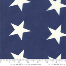Load image into Gallery viewer, MACKINAC ISLAND - #14889-20 - *** 15&quot; PIECE *** - Large Stars - Red - Minick &amp; Simpson- Moda -White Stars on Red - Quilts of Valor - Remnant

