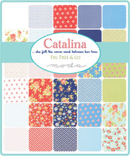 Load image into Gallery viewer, CATALINA - #20373-11 - Red - Lollipop- Cherries - by Fig Tree for Moda - One Half Yard - Catalina Quilt Kit - Backing Set - Cherries/Cream
