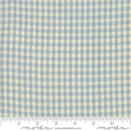 NORTHPORT - Silky Wovens - #12215-12 - Light Blue Check - One Half Yard - Minick & Simpson - Moda - Blue - Cream