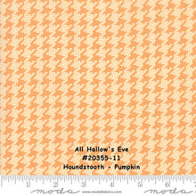 Load image into Gallery viewer, All Hallow&#39;s Eve - #20355-13 - Houndstooth - Midnight - Black - ONE HALF YARD - by Fig Tree - Halloween - Background - Neutral - Backing
