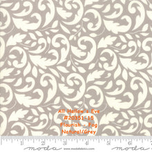 Load image into Gallery viewer, All Hallow&#39;s Eve - #20354-15 - Polka Dot Circles - Fog - Grey - ONE HALF YARD - by Fig Tree - Halloween - Small Print - Background - Neutral
