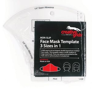 NOTION:  Creative Grids Face Mask Template - 3 Sizes - Easy - Masks