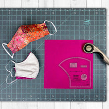 Load image into Gallery viewer, NOTION:  Creative Grids Face Mask Template - 3 Sizes - Easy - Masks
