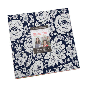 SHINE ON -  55210 JR - Jelly Roll - by Bonnie and Camille for Moda - Thimbleblossoms - Floral - Bias Stripes - Geometric
