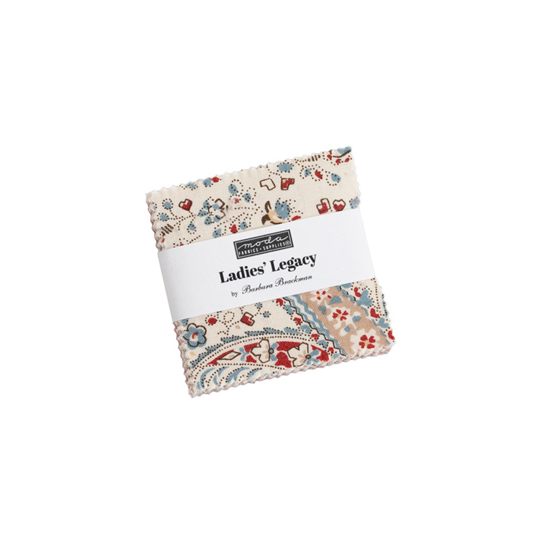 LADIE'S LEGACY - MINI Charm Pack - #8350 - by Barbara Brackman for Moda -  - Classic - Traditional - Reproduction - Civil War