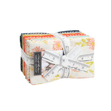Load image into Gallery viewer, HAPPY DAYS - #37600 - Charm Pack - by Sherri &amp; Chelsi for Moda - Floral Prints -Coral - Grey - Navy - Citrine - Red - Aqua - Stripes - Dots
