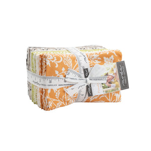 PUMPKINS and BLOSSOMS - by Fig Tree - 20420 -Fat Quarter Bundle - 38 skus- Halloween - Autumn - Orange - Black - Cream -Grey -Green
