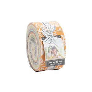 PUMPKINS and BLOSSOMS - by Fig Tree - 20420 -Fat Quarter Bundle - 38 skus- Halloween - Autumn - Orange - Black - Cream -Grey -Green